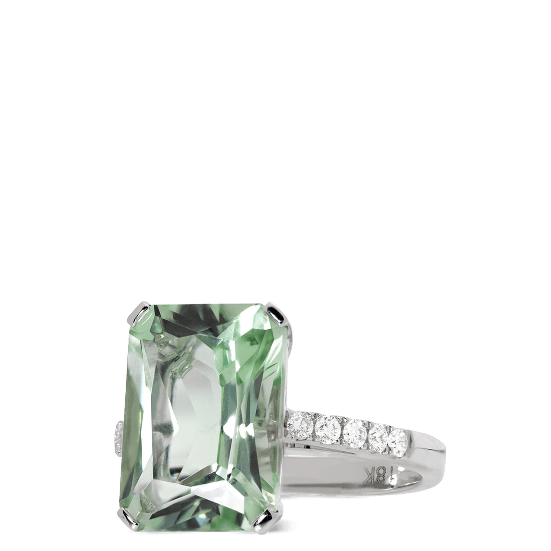 Leah Green Amethyst Ring