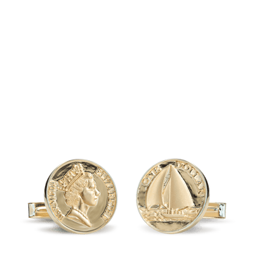 Bermuda Dollar Coin Cufflinks - Davidrose Studio