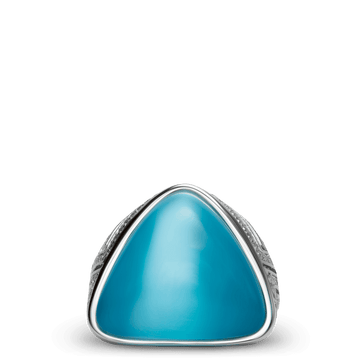 Bermuda Triangle Cocktail Ring - Davidrose Studio