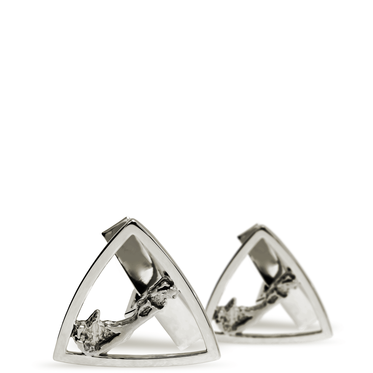 Bermuda Triangle Map Cufflinks - Davidrose Studio