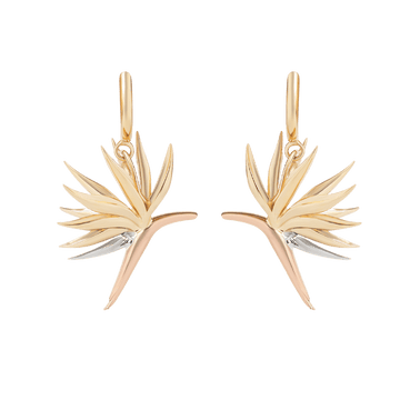 Bird of Paradise Classic Hanging Earrings - Davidrose Studio