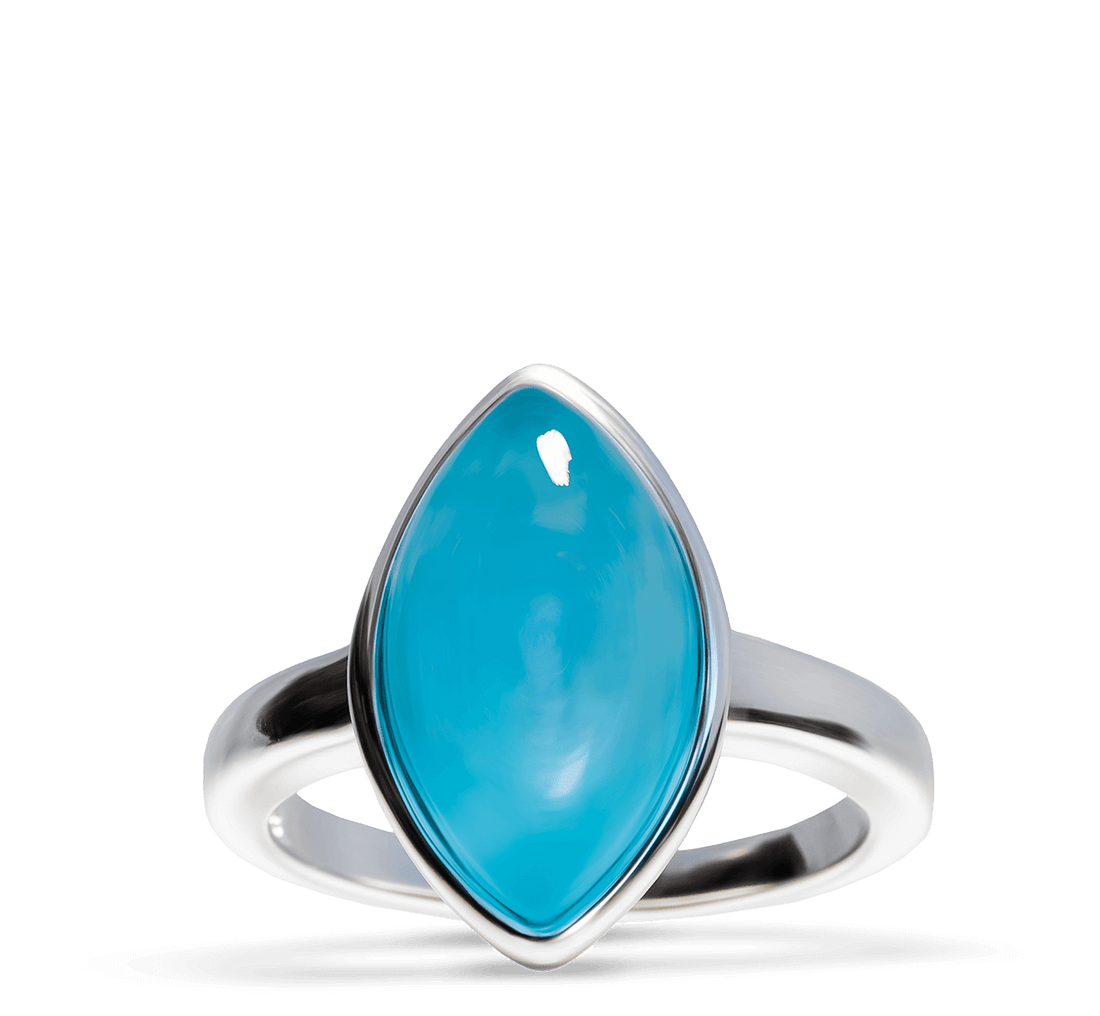 Drop of the Ocean Simple Ring - Davidrose Studio