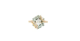 Harita Ring Green Amethyst