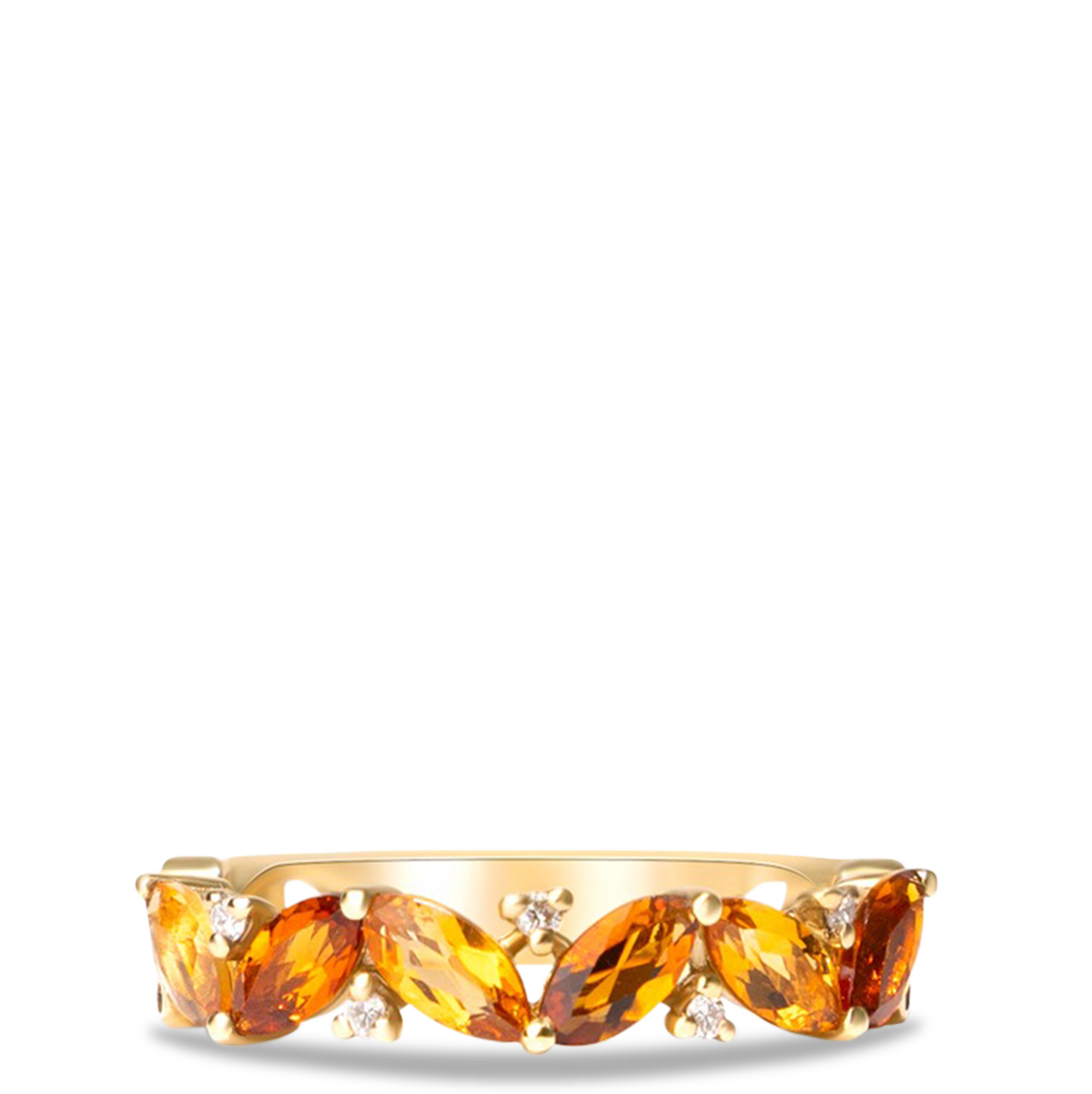 Ivy Citrine Ring