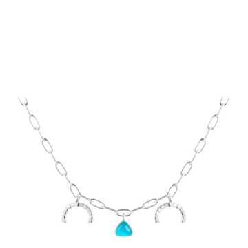 Bermuda Triangle Moongate Necklace