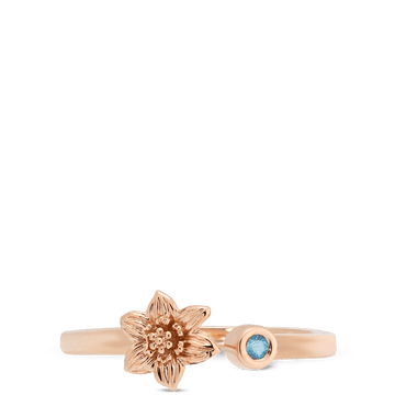 Rose Gold Bermudiana Ring