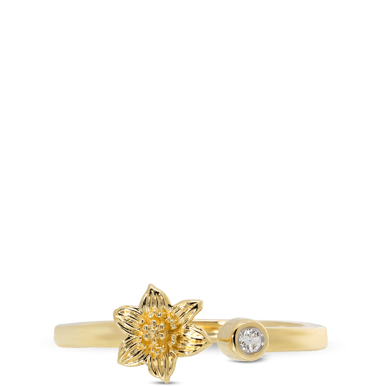 Yellow Gold Bermudiana Ring