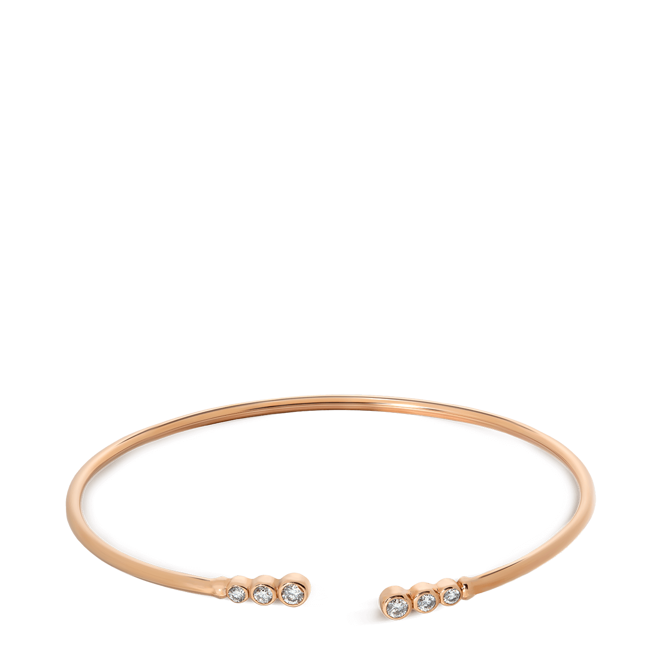 Rose Gold Celebration Diamond Cuff