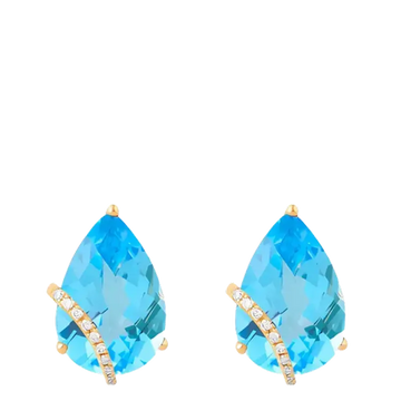 Gia Studs Blue Topaz