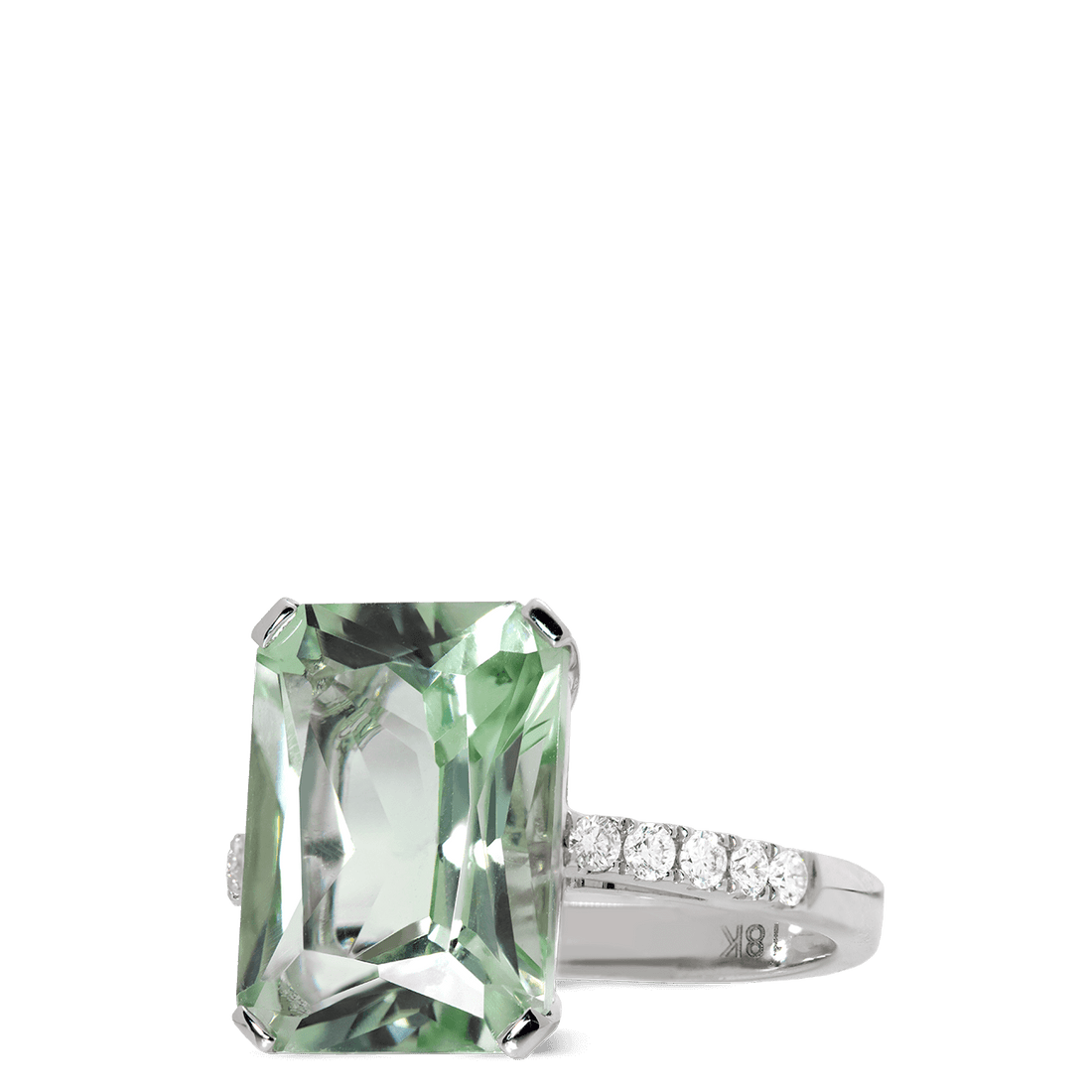 Leah Green Amethyst Ring