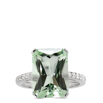 Leah Green Amethyst Ring