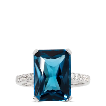 Leah London Blue Topaz Ring