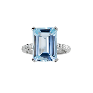 Leah Aquamarine Ring