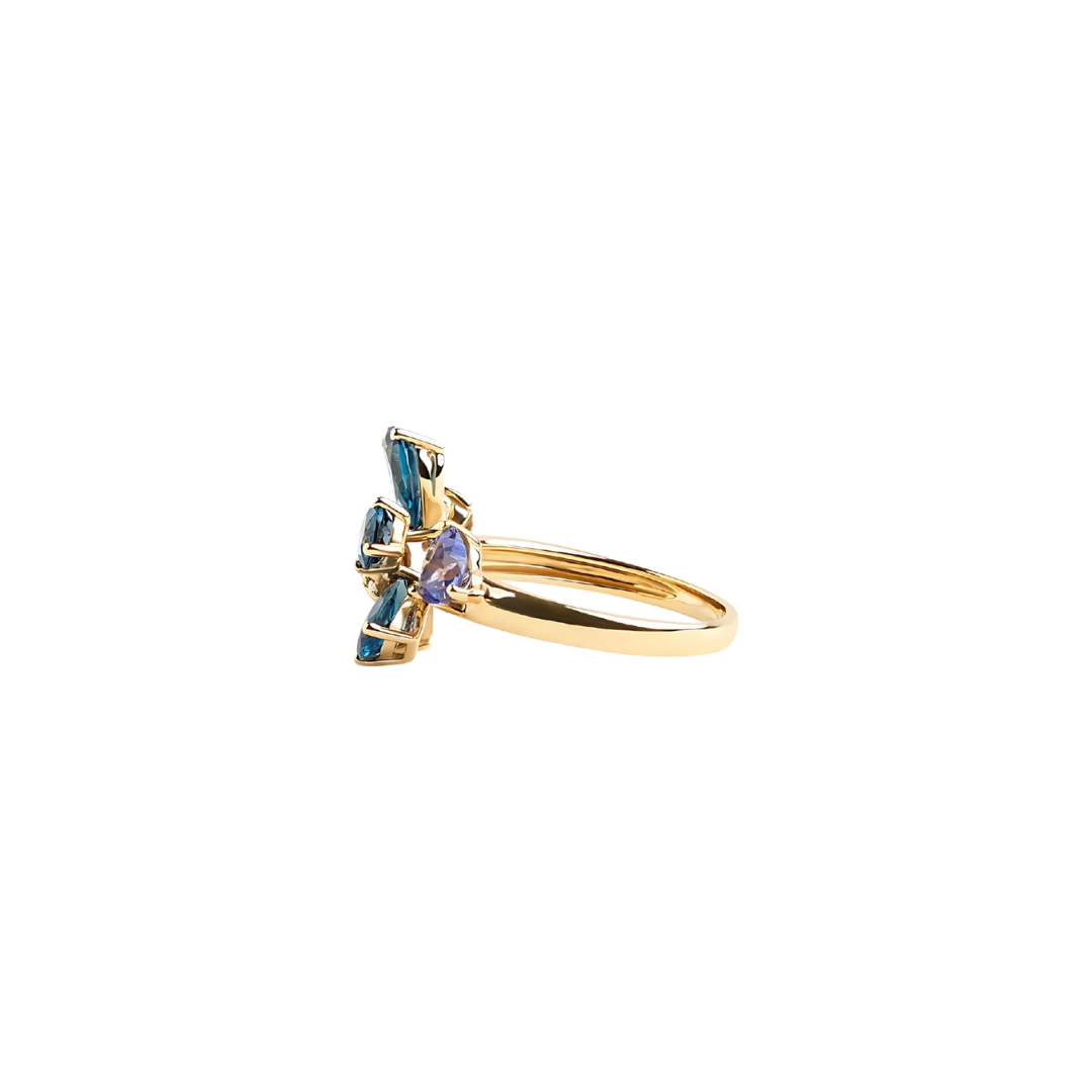 Bumble Bee London Blue Ring
