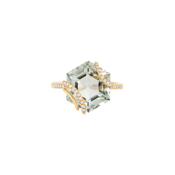 Harita Ring Green Amethyst