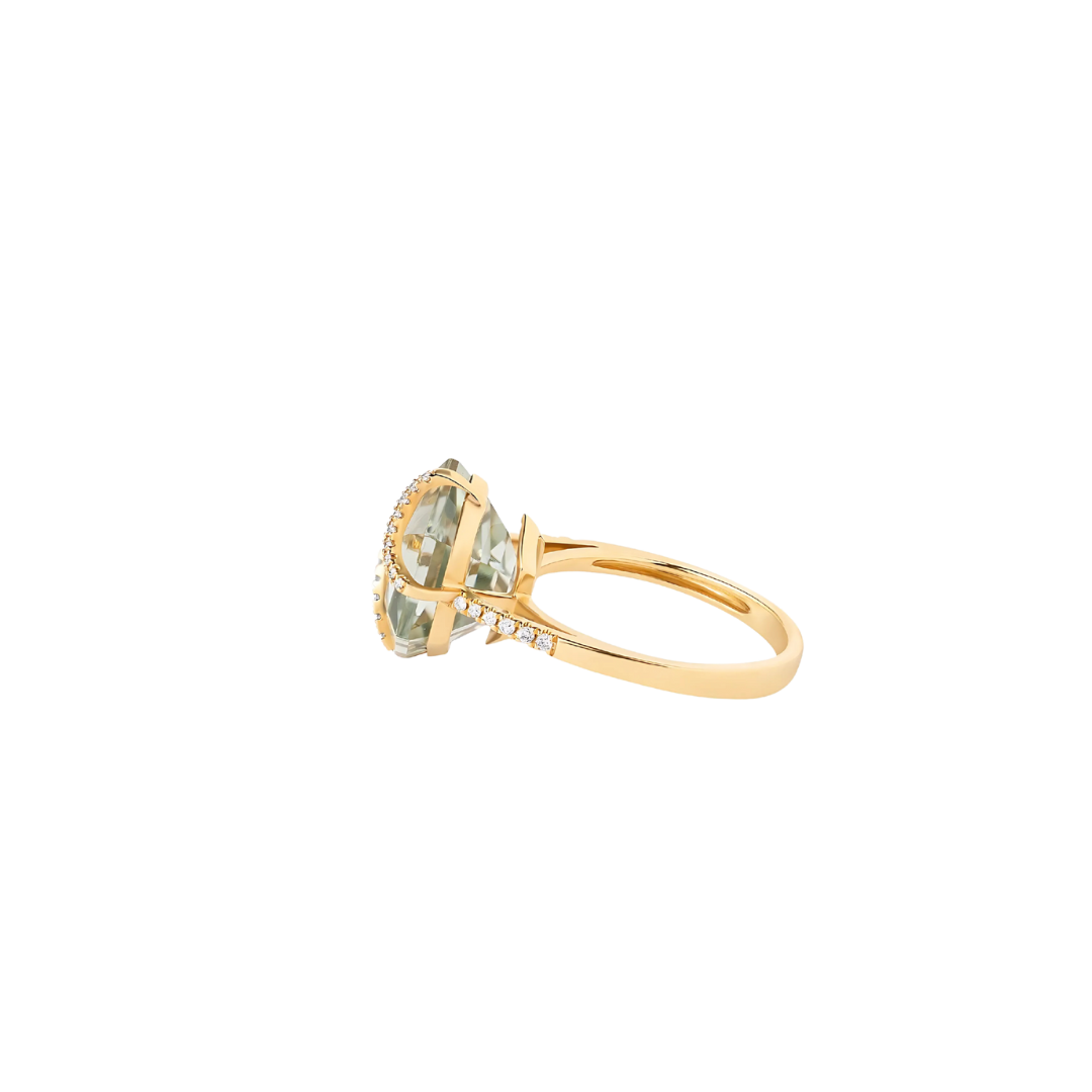 Harita Ring Green Amethyst