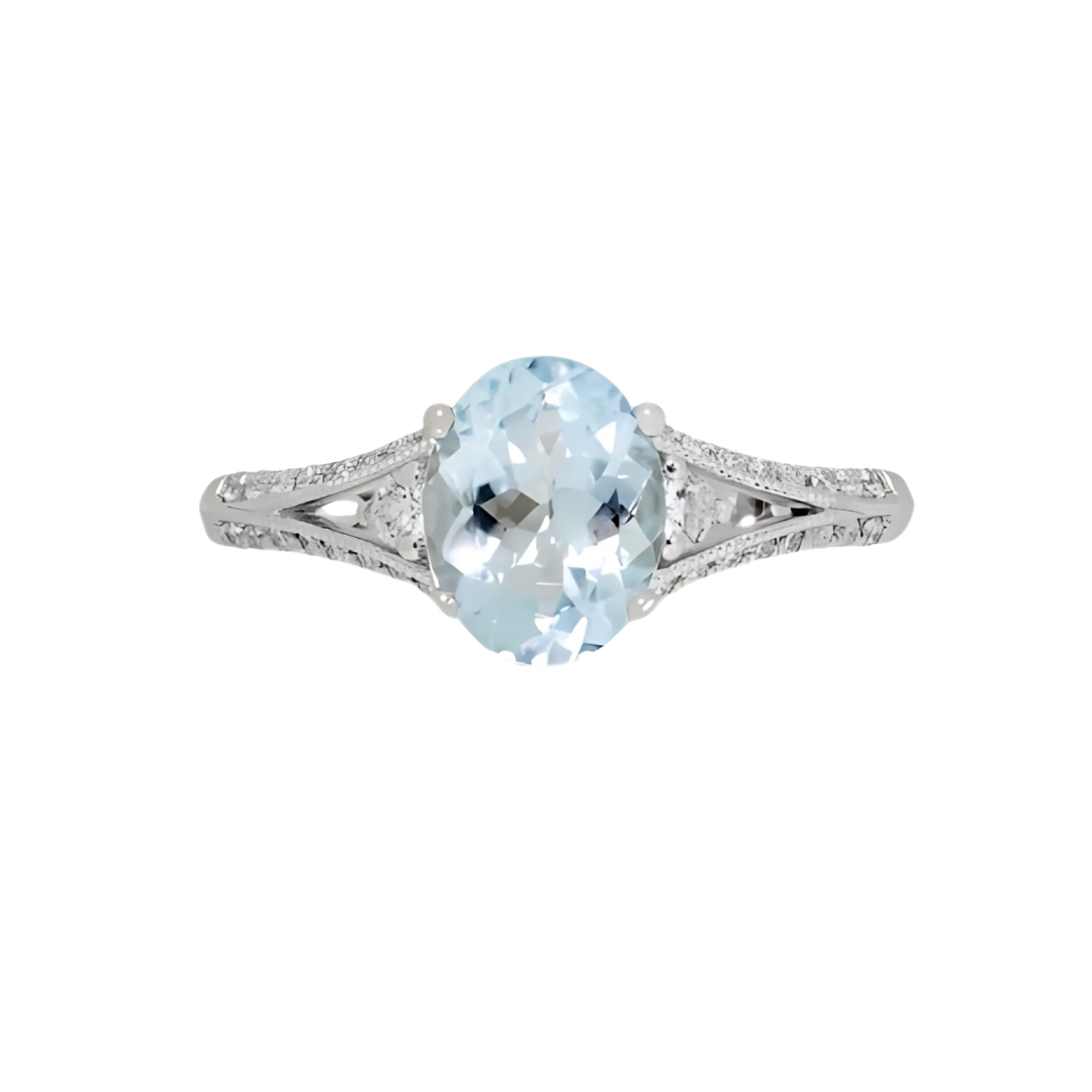 Renee Aquamarine Ring