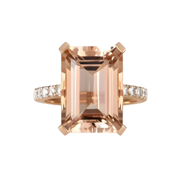 Leah Morganite Ring
