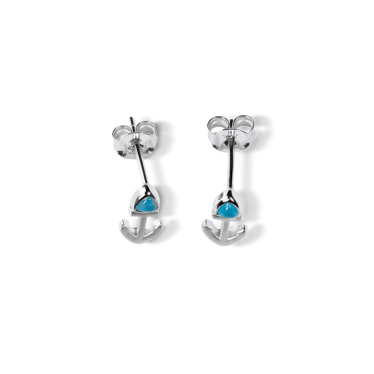 Anchor Stud Earrings - Davidrose Studio