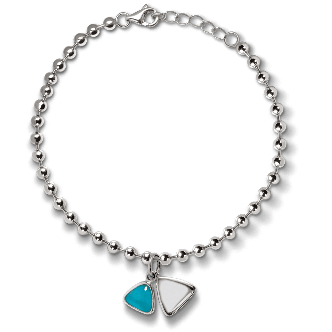 Beaded Triangle Charm Anklet - Davidrose Studio