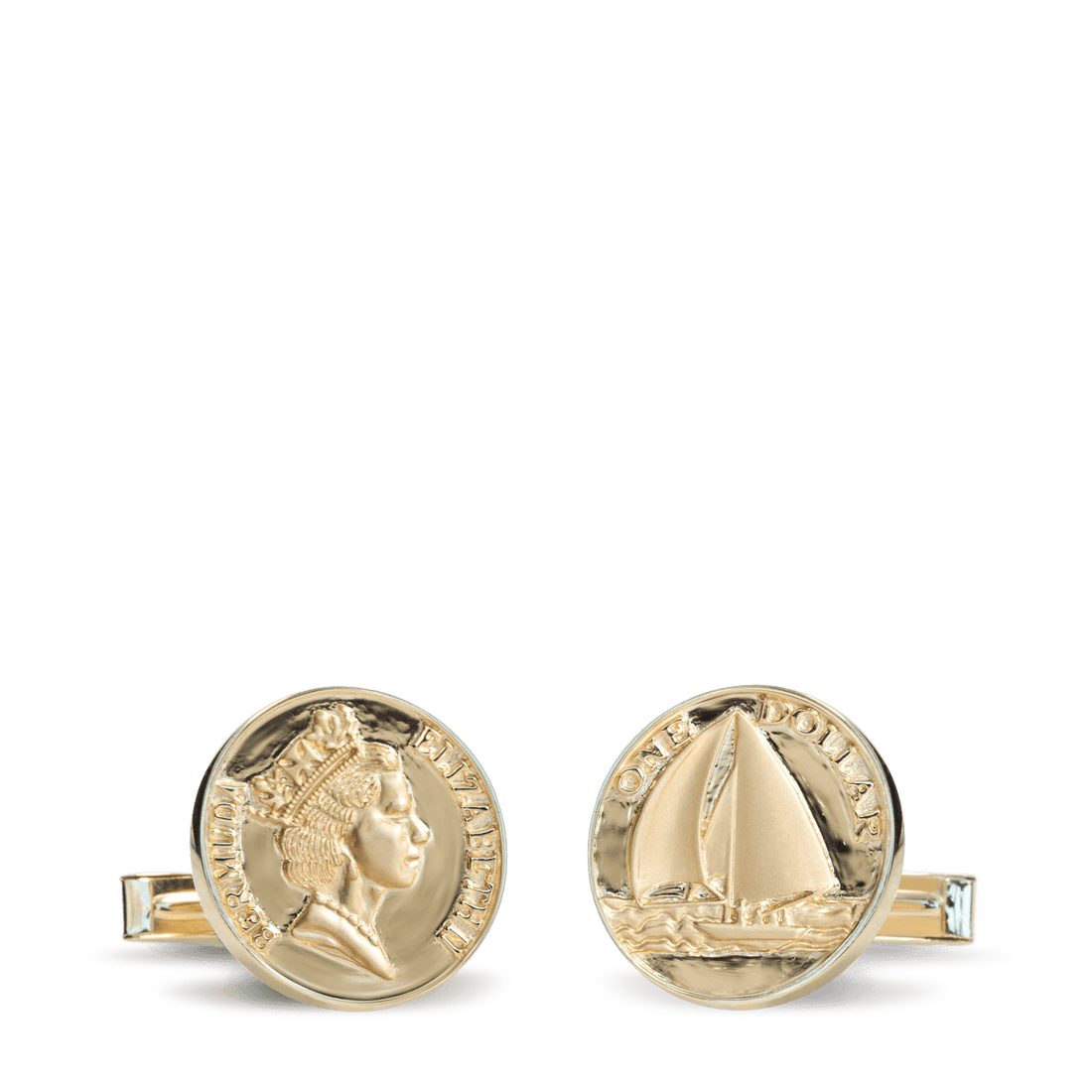 Bermuda Dollar Coin Cufflinks - Davidrose Studio