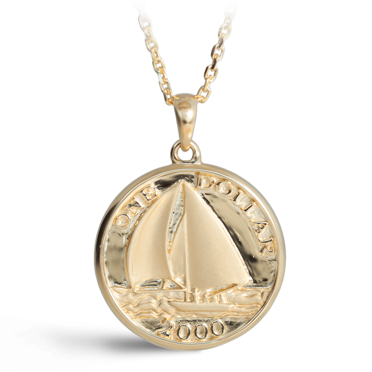 Bermuda Dollar Coin Pendant - Davidrose Studio