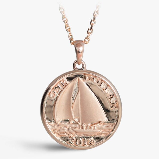 Bermuda Dollar Coin Pendant - Davidrose Studio