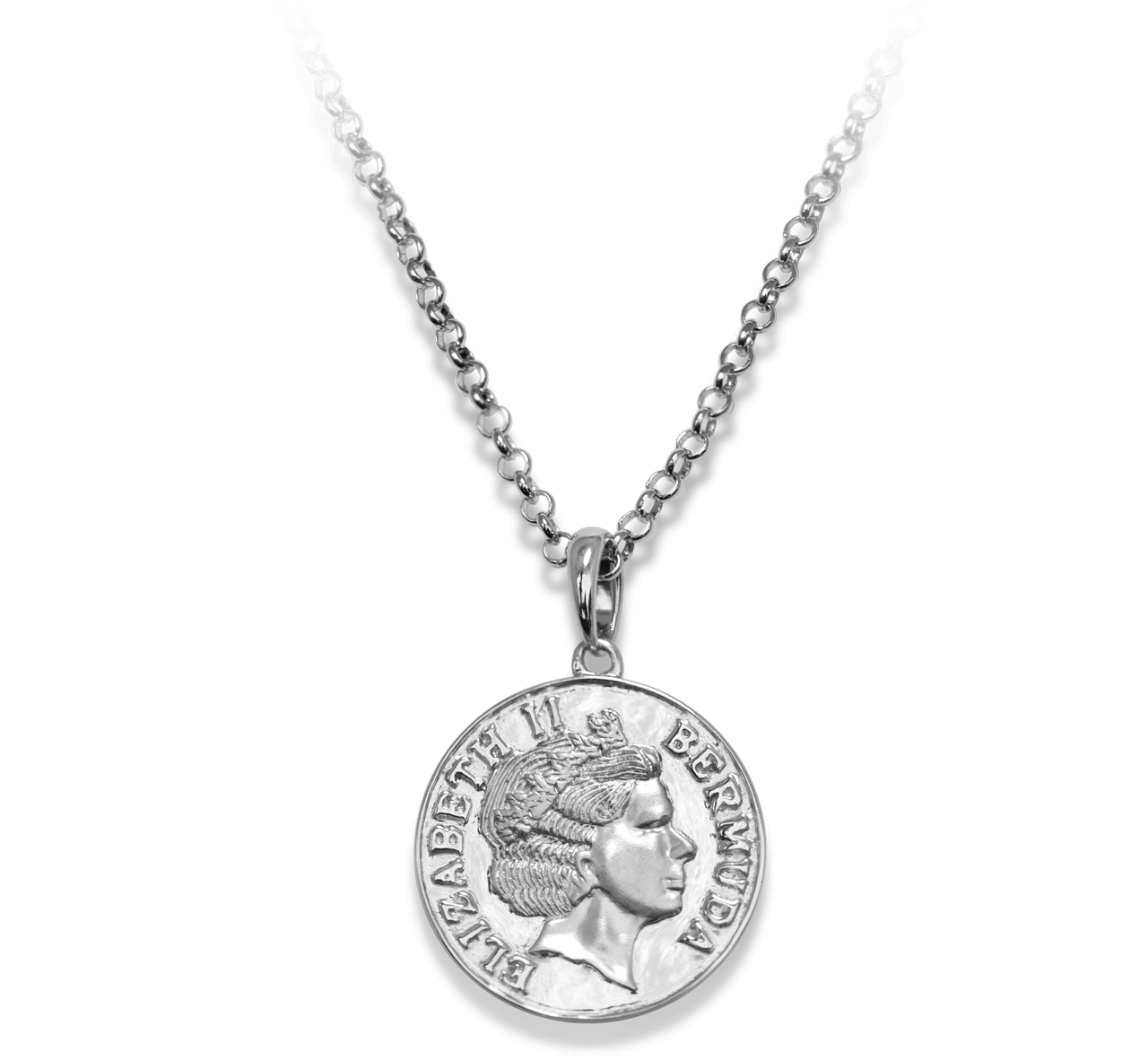 Bermuda Quarter Coin Pendant - Davidrose Studio