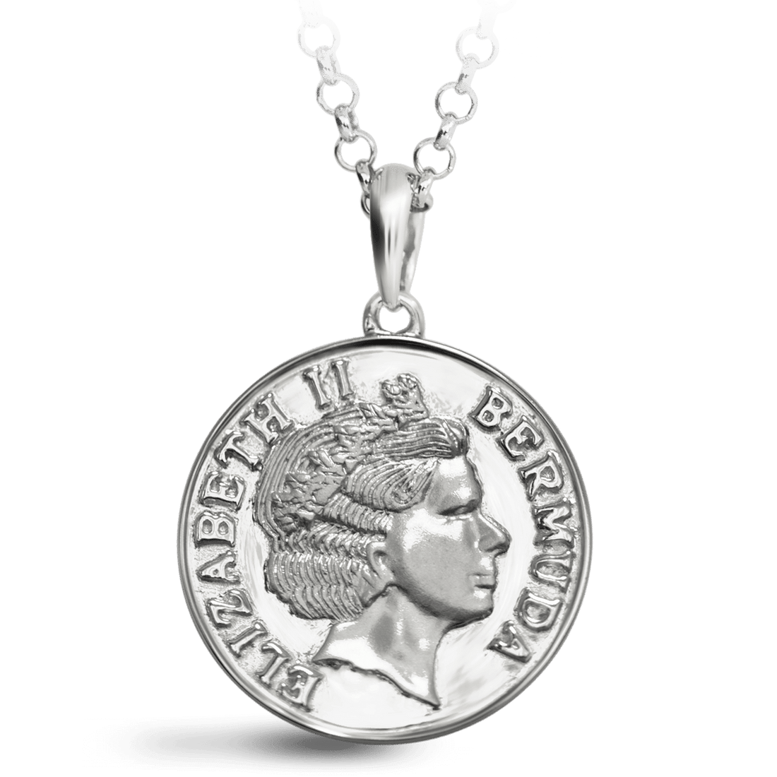 Bermuda Quarter Coin Pendant - Davidrose Studio