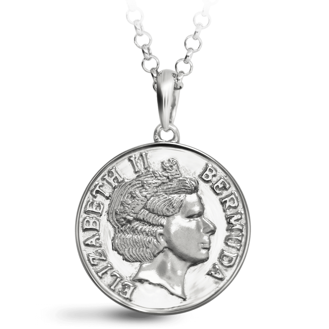 Bermuda Quarter Coin Pendant - Davidrose Studio