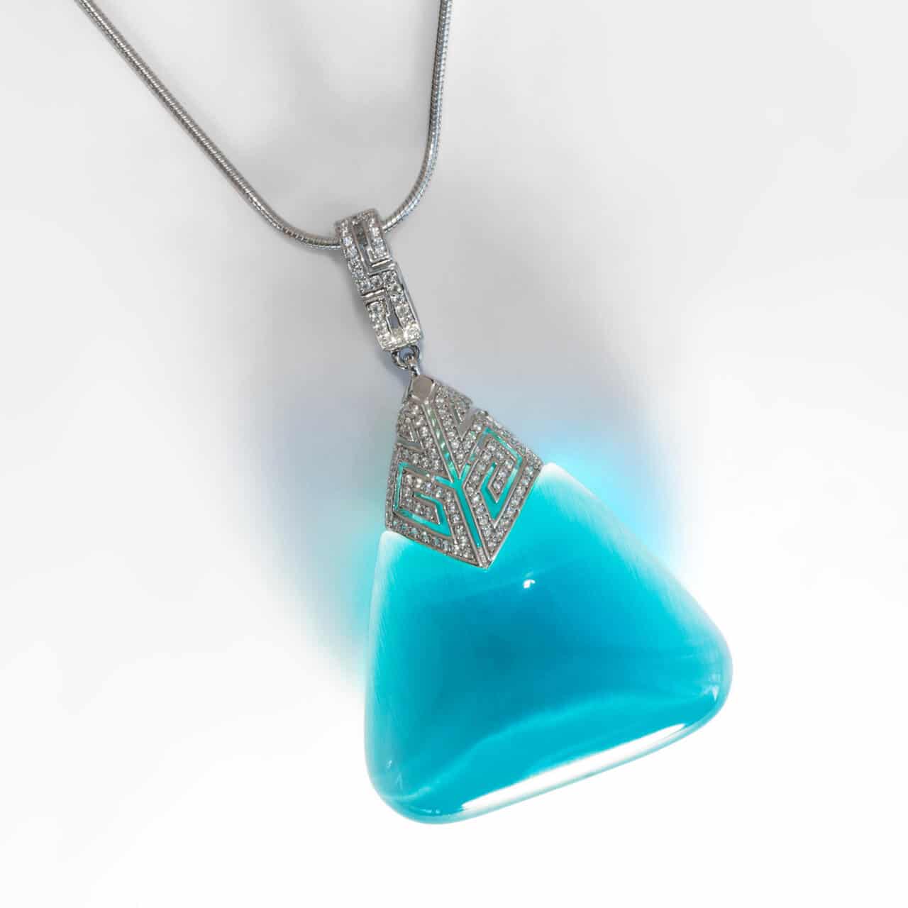 Bermuda Triangle Classic Pendant - Davidrose Studio