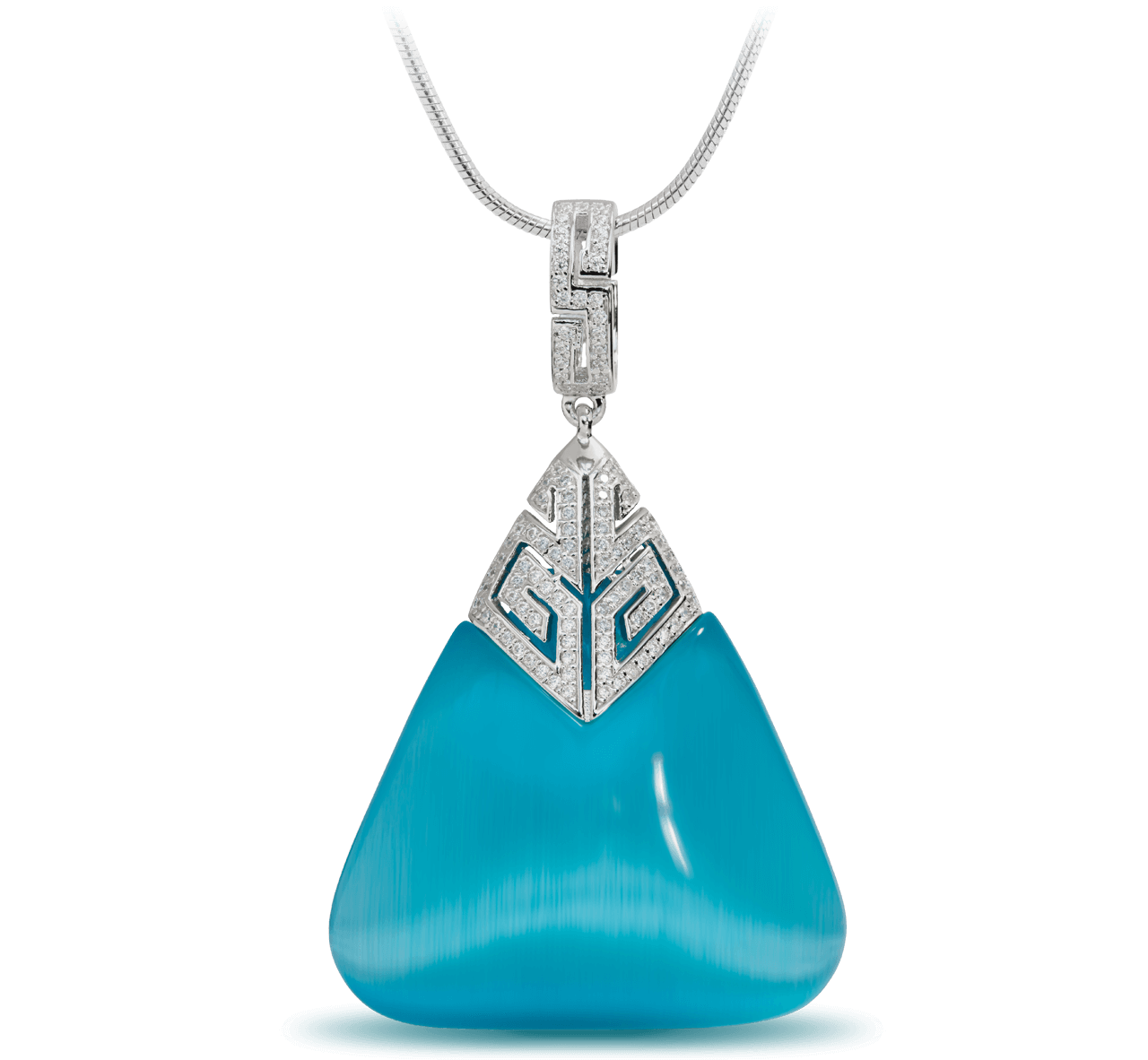 Bermuda Triangle Classic Pendant - Davidrose Studio