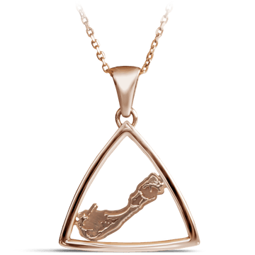 Bermuda Triangle Map Pendant