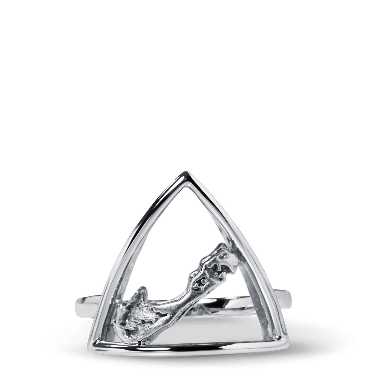 Bermuda Triangle Map Ring