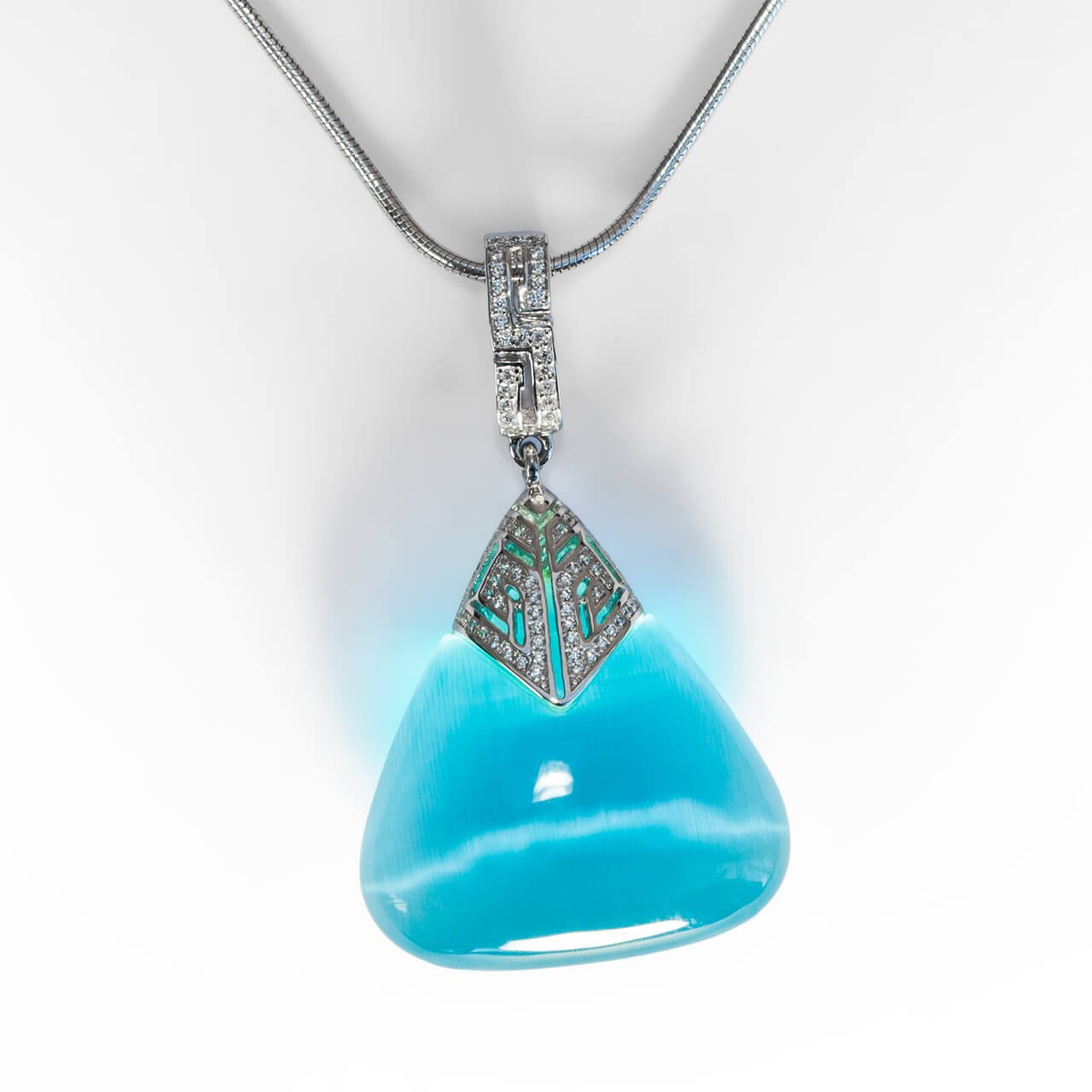 Bermuda Triangle Medium Pendant - Davidrose Studio