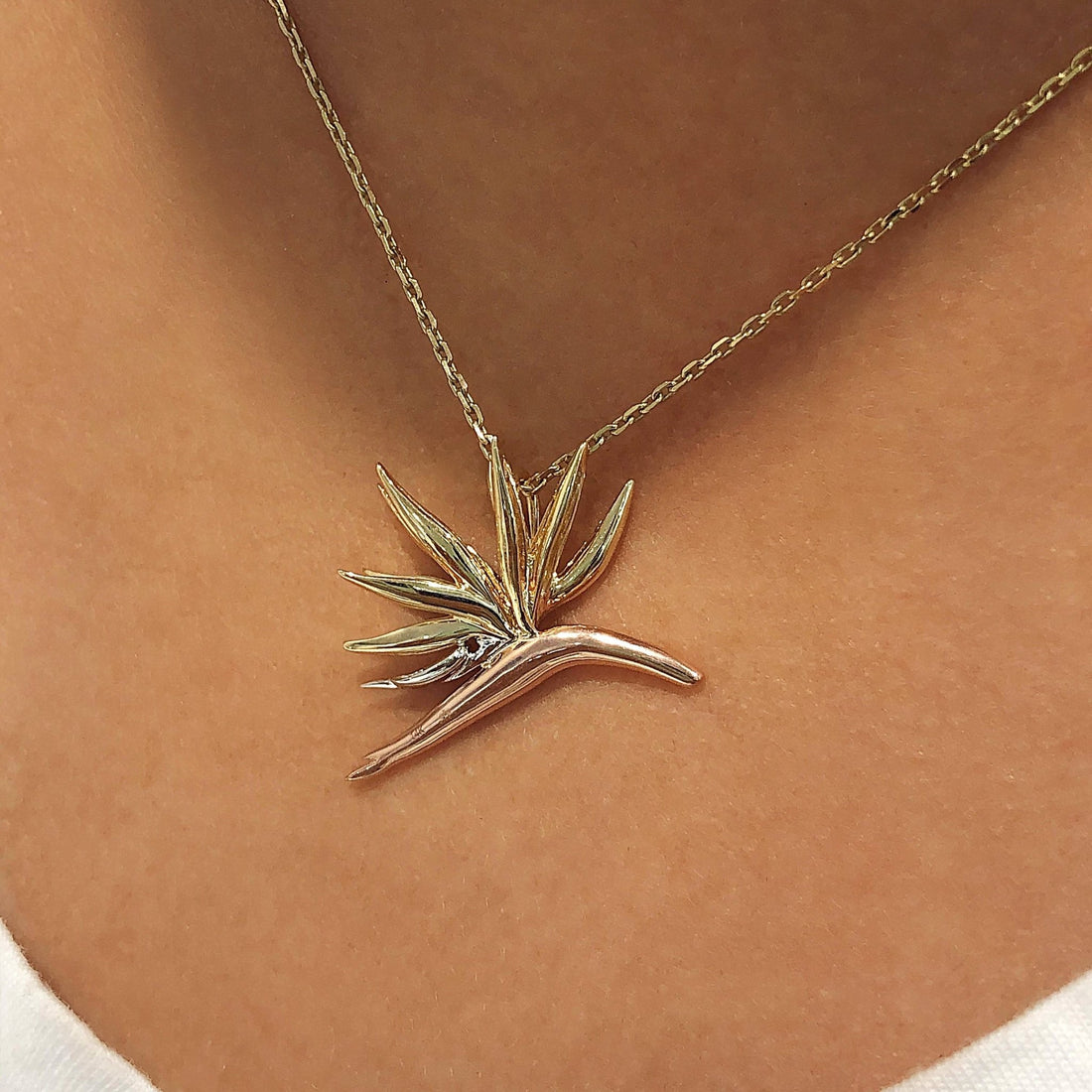 Bird of Paradise Pendant - Davidrose Studio