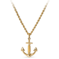 David's Anchor Pendant - Davidrose Studio