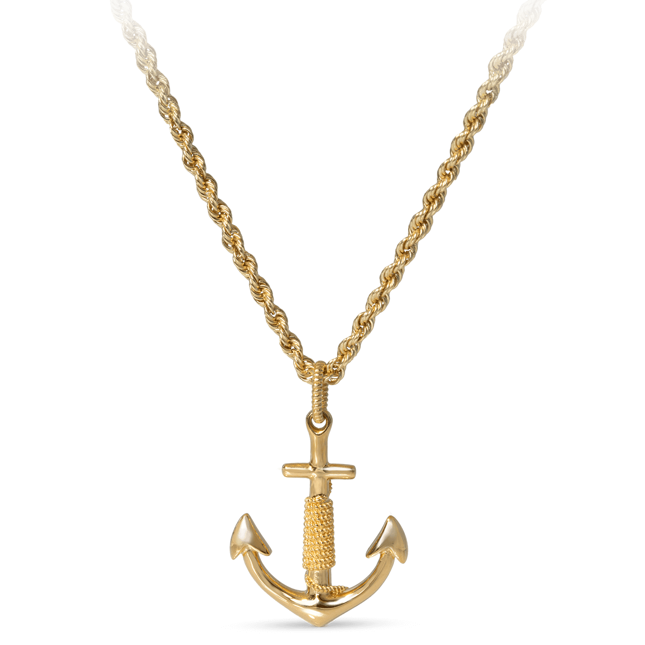 David's Anchor Pendant - Davidrose Studio